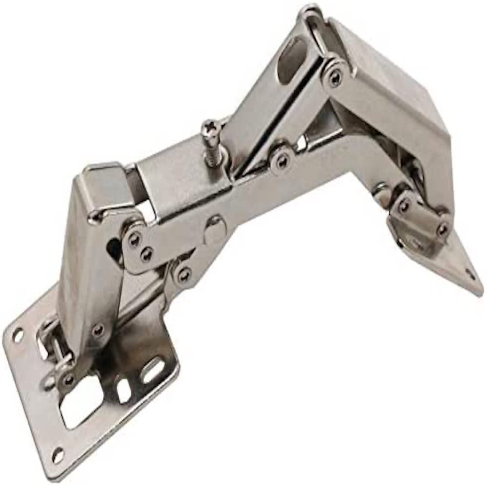 Merriway BH06800 Cabinet Hinge 35mm Cup 170 Degree Soft Close Silver Tone