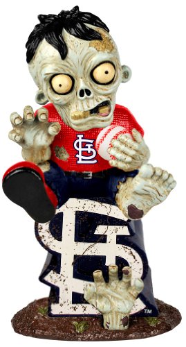 FOCO MLB St. Louis Cardinals Sitting On Logo Zombie