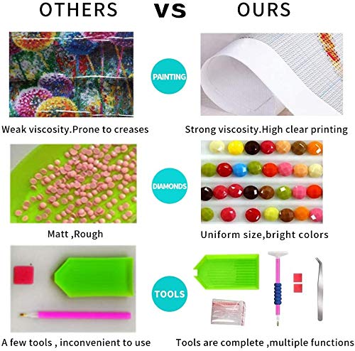 Diamond Painting Kits for Adults-Diamond Painting Kit,Diamond Art for Adults Kids Beginners for Home Wall Decor (16x16inch)