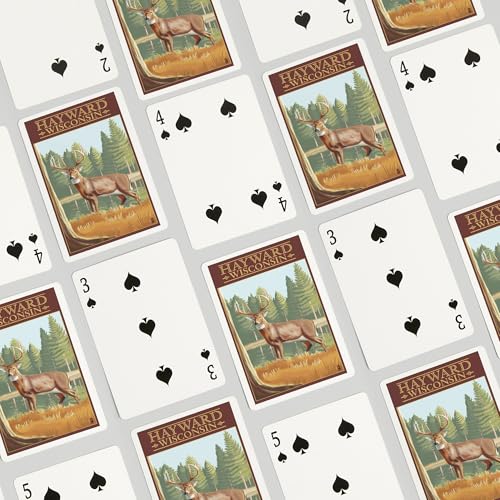 Baraja de Poker Lantern Press 52 Cartas miniatura 4
