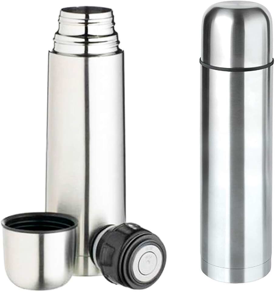 Garrafa Térmica Inox 500ml Para Água Café Chá Com Click Top