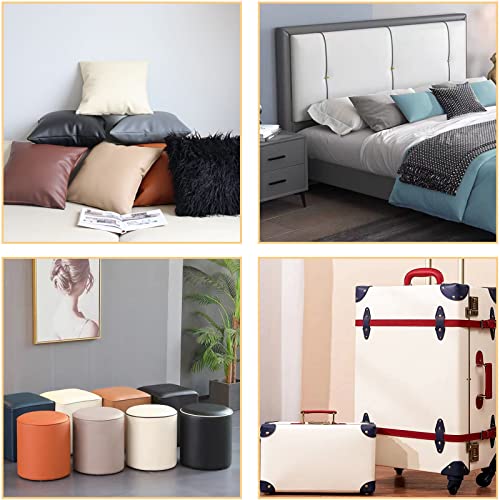 Premium White Vinyl Faux Leather Sheets - Waterproof Upholstery Fabric for DIY Crafts, Bags, and Automotive Projects (54" x 36") 7 Premium White Vinyl Faux Leather Sheets - Waterproof Upholstery Fabric for DIY Crafts, Bags, and Automotive Projects (54" x 36") - Image 6