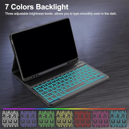 Evita golpes en tu teclado y tableta con esta funda magnética de 10.83 pulgadas 6
