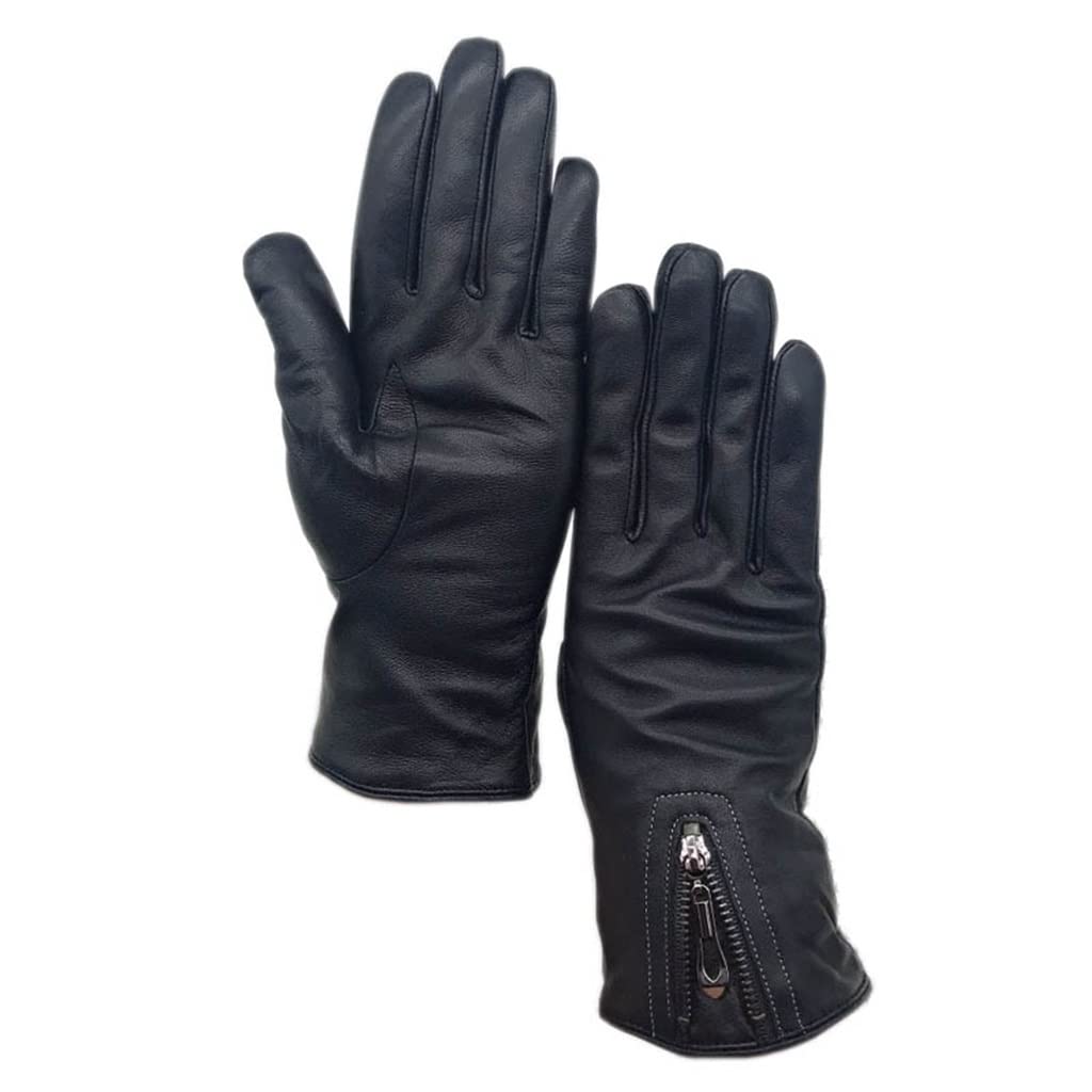 Guantes de Invierno para Mujer, Guantes térmicos Negros para Conducir, Guantes para Trabajar en