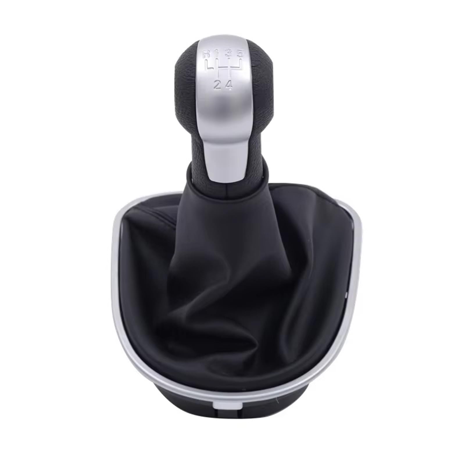 PDURMBUAB Gear Shift Knob Manual for Leon MK2 1P (2005-2012) Altea XL (2004-2012) Toledo MK3 (2004-2009) Car Gear Stick Shift Knob with Leather Boot