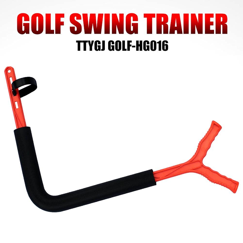 Verbesserte Golfschwung-Flugzeug-Trainingshilfe Golfschwungführung Trainingshilfe Golftrainer Golfschwung-Trainer/Führer/Werkzeug – Schwungtrainingshaltung/Handgelenkscharnier/Schwungebene/Schwungau
