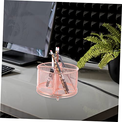 Support à stylo créatif doré pour optimiser l'espace de travail - 8