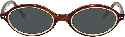 TIJN Olisa Retro Oval Sunglasses for Women Men,Polarized UV Protection Shades,Stylish Frame Sun Glasses,2025 Trendy Sunnies