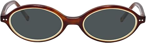 TIJN Olisa Retro Oval Sunglasses for Women Men,Polarized UV Protection Shades,Stylish Frame Sun Glasses,2025 Trendy Sunnies