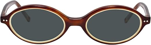 TIJN Olisa Retro Oval Sunglasses for Women Men,Polarized UV Protection Shades,Stylish Frame Sun Glasses,2025 Trendy Sunnies