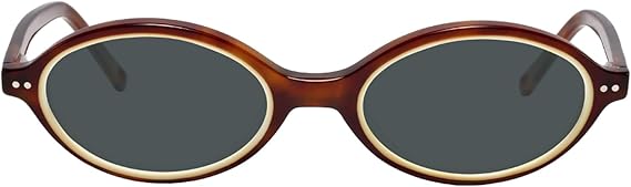 TIJN Olisa Retro Oval Sunglasses for Women Men,Polarized UV Protection Shades,Stylish Frame Sun Glasses,2025 Trendy Sunnies