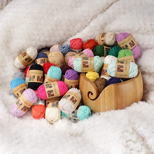 Image of JubileeYarn Cotton Select Bonbon Yarn - 10g /Skein Sport Cotton - Variety Pack - 40 Skeins