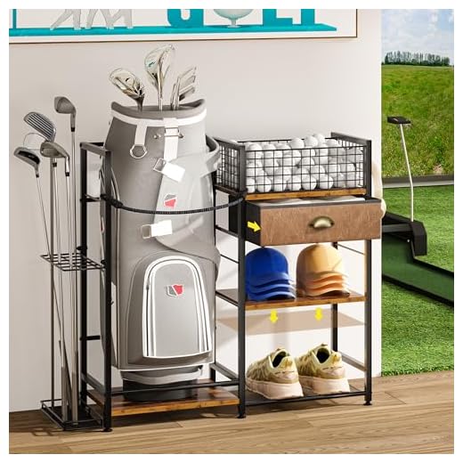Golf Bag Organizer with Extra Storage