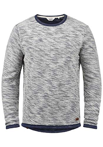 Pull en sweat !Solid SDFlocks pour homme à col rond en coton regular fit