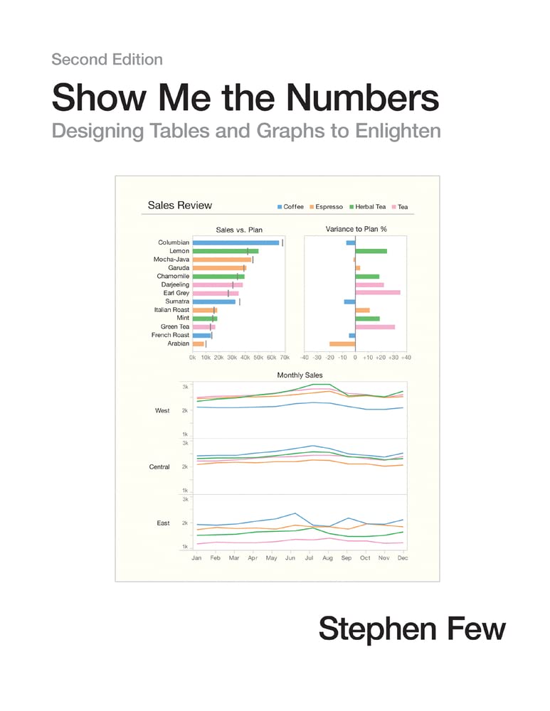 Show Me the Numbers: Designing Tables and Graphs to Enlighten Hardcover – Illustrated, 1 Jun. 2012