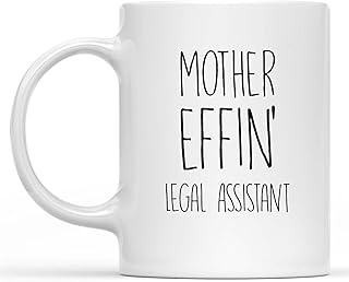 Legal Assistant Double Sided Ceramic Mug 11oz – Microwave & Dishwasher Safe for Coffee Tea – Legal Staff Gift – Perfect for Law Office Kitchen