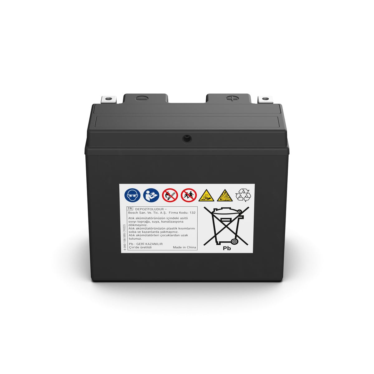 Bosch FA110 - Batería para Motocicletas AGM - 12V 165A 10Ah - Adecuada para motocicletas, motos de enduro, scooters, quads, motos de agua - Compatible M6019, BT12B-BS, BT12B