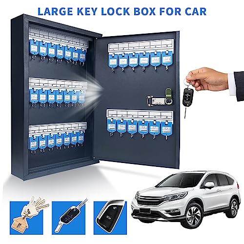 Key Lock Box 36, Key Cabinet Organizer, Metal Key Lock Box, Key Lock Box Wall Mount, Key Lock Box For Outside, Key Lock Box For Car, Key Safe Security Storage Lockbox Holder For Valets, House. #TOP1
