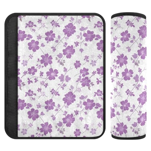 Amooorous Purple Crush carseat strap covers, stop seat belt cutting