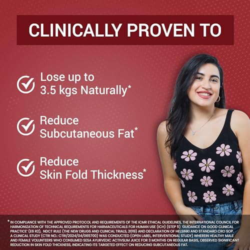Image of SESA Ayurvedic Activslim Juice - 1L | Helps in Weight Management | Made with Apple Cider Vinegar | Healthy Diet Drink | No added Sugar, Colour or Flavour