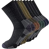 NEVSNEV 75% Merino Wool Socks for Men - Thick Winter...