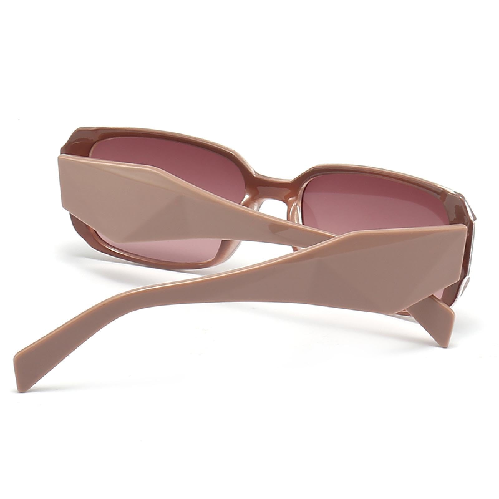 Schmale Sonnenbrille im Retro-Stil, Street-Style
