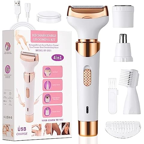 ACWOO 4 in 1 Cordless Electric Shaver for Women Cover