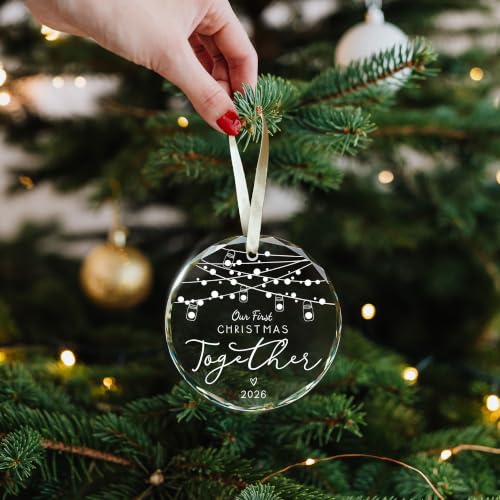 Image of Our First Christmas Together Ornaments 2026 Gifts for Couple Him Her