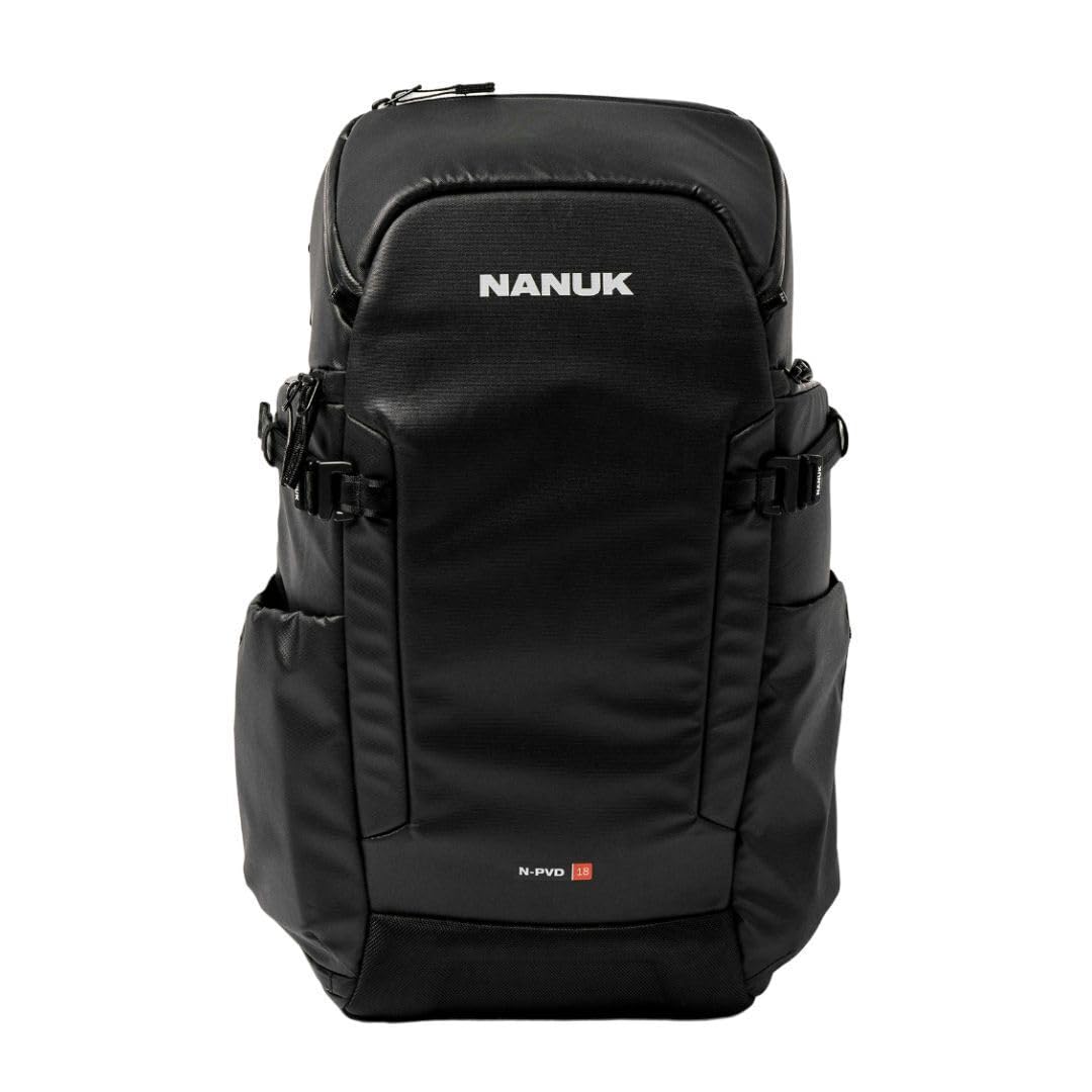 NANUK N-PVD 18L Backpack Camera Bag for Photographers – Hardshell & Highly Water-Resistant | Fits 1 to 2 Camera Bodies, 2 Lenses, Tripod, 14" Laptop,