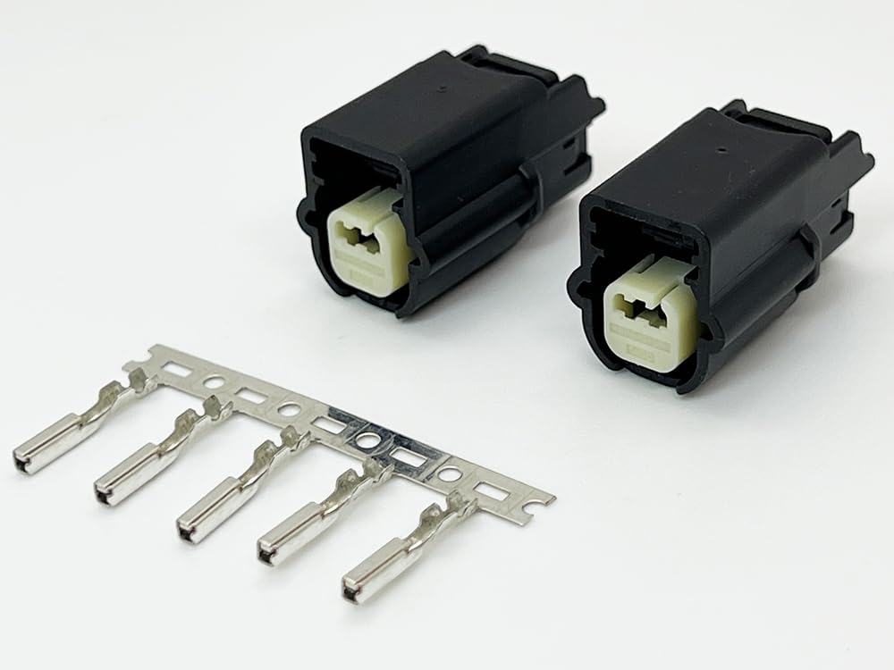 Amazon.co.jp: 4612 L1B フォグランプ メス カプラー セット 2個 予備