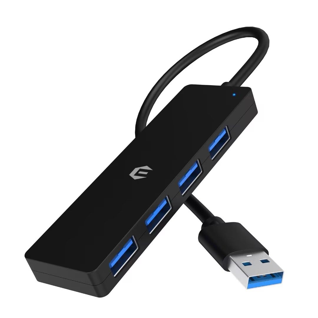 OOTDAY USB C Multiport, 4-in-1 Multiport Adapter USB C with Fast Data Transfer, USB 3.0 USB Extension Compatible with MacBook Pro/Air, iMac and Other Laptops