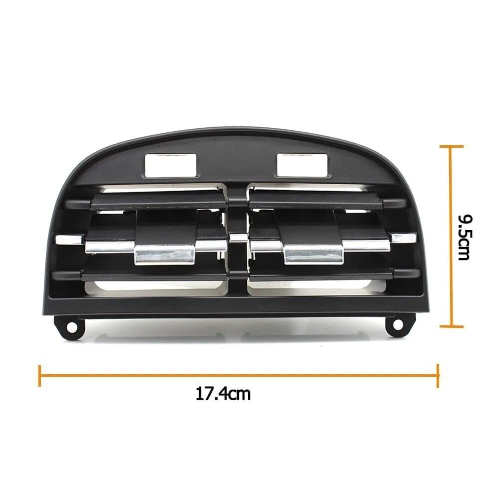 Rejilla Ventilación Coche Compatible con Maserati Para Quattroporte 2013-2020 Cubierta de la rejilla ventilación del aire acondicionado trasero (OE# 670011357-C)