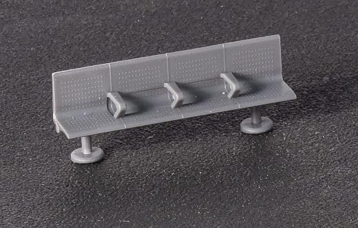 Peco LK-29 Modern Platform Seating (Pk12) OO Gauge