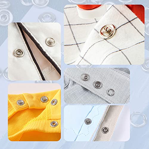 Tlkkue 150 Sets Snap Button, 9.5Mm Metal Silver Snaps Buttons For Sewing And Crafting, Open Prong Snap Button Snap Fasteners Kit For Jeans, Fabric, Baby Clothing, Diy Craft, Clothing Fasteners #TOP6