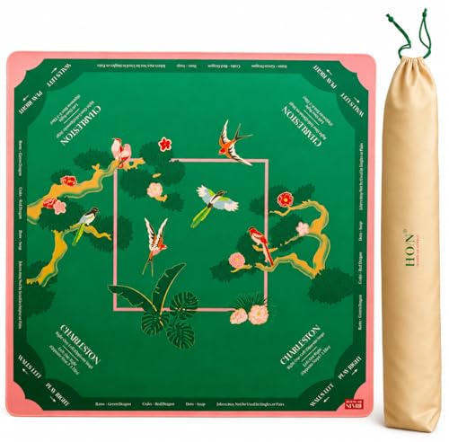 Mahjong Mat 33x33 con bolsa y reglas miniatura 1