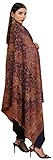 SWI STYLISH Chal de lana tejida para mujer, Azul marino, Talla Unica
