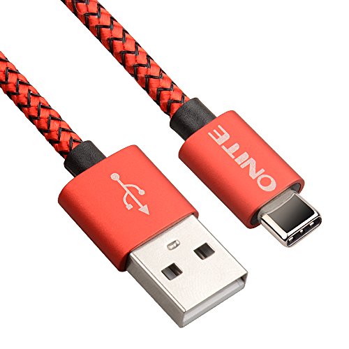 Price comparison product image Onite Durable Braided Type C to USB 2.0 Data Sync Charger Cable for Samsung Galaxy S8,  S8 Plus,  Note 8,  A3 A5 A7(2017),  LG G5 G6,  Huawei P9 P10 Plus,  Mate 10,  Moto Z