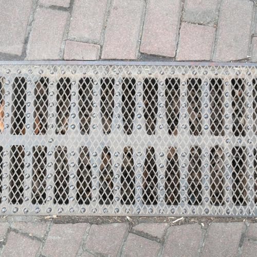 Protector de canalón contra atascos de hojas: malla de aluminio flexible para jardín 6