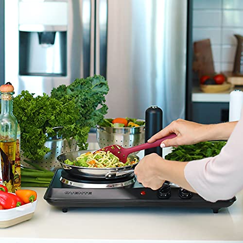 Ovente BGS102B Electric Countertop Double Burner thumb #5