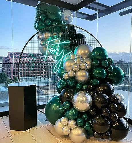 Image of Dark Green Balloons,100 Pcs 5 Inch Mini Matte Latex Balloons for Balloon Garland Arch, Birthday Decoration, Wedding Party, Baby Shower Decorations