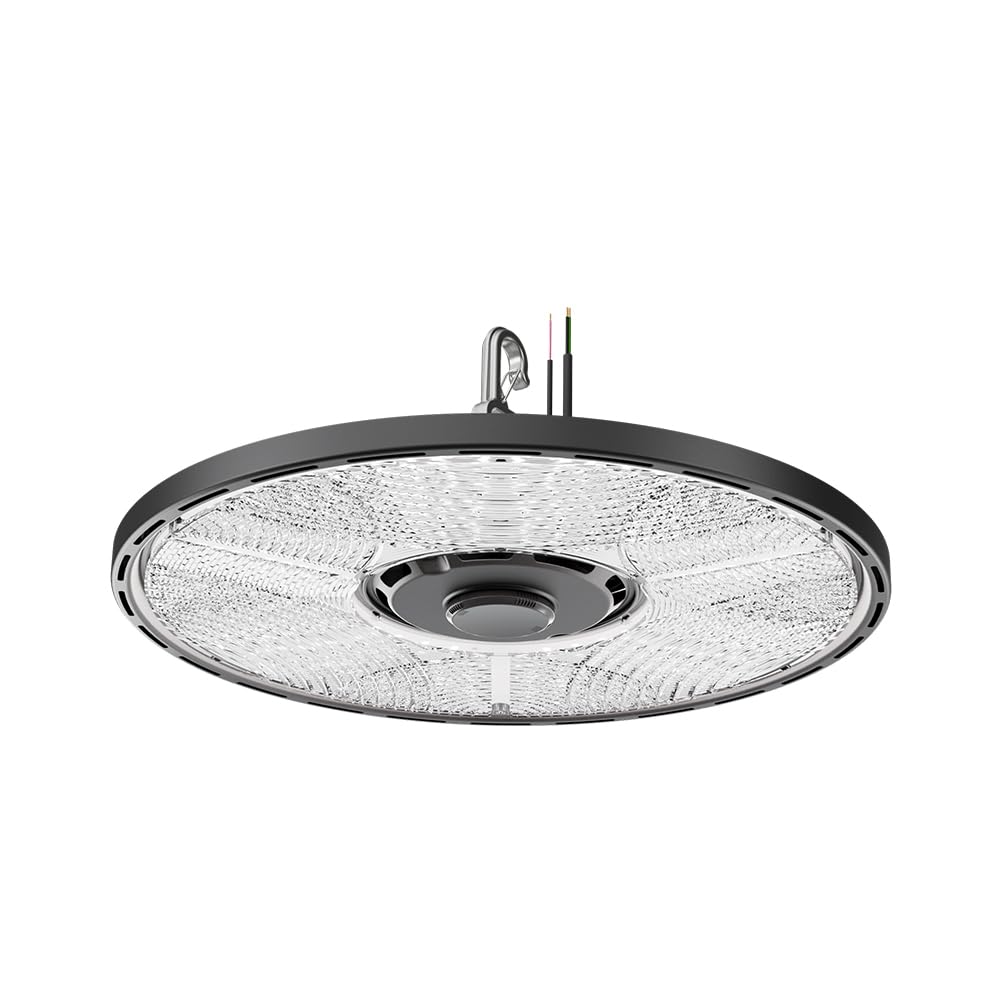 Lithonia Lighting Compact Pro Round LED High Bay Light Ceiling Lighting Fixture Adjustable 21000 24000 27000 Lumens Selectable