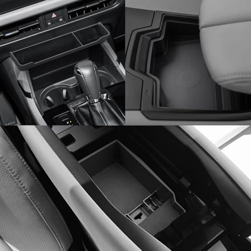 Image of CDEFG 3Pcs for 2026 Mazda CX5 Center Console Organizer for 2026 Mazda CX-5 (S /Select /Preferred /Premium /Premium Plus) Accessory Middle Console Tray Storage Box