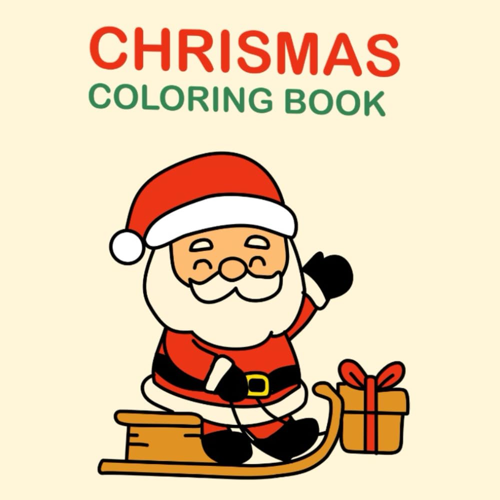 Kawaii Christmas Coloring Book