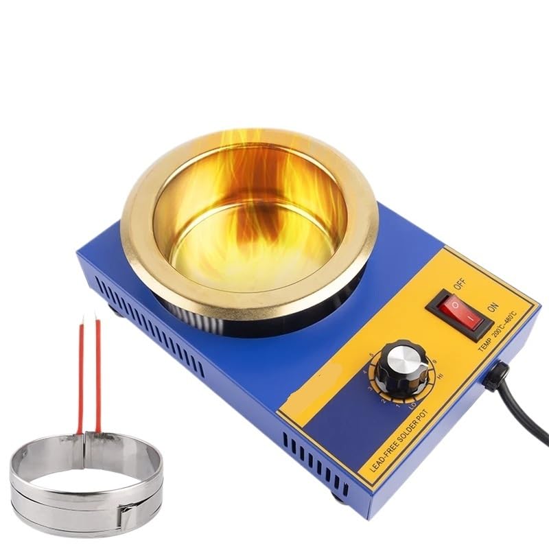 150 W / 200 250 300 Pentola for saldatura senza piombo Forno di fusione dello stagno portatile Controllo della temperatura regolabile Strumento for il bagno dissaldante(MT-C 250W Tin stove)