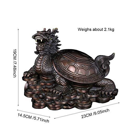 Figurine Dragon Tortue Lucky pour Décorer un Jardin ou Salon