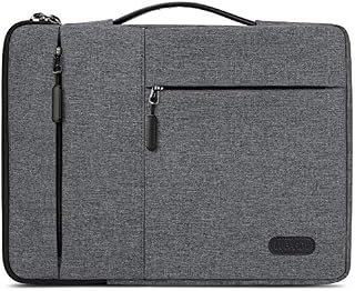 Lubardy Laptop Sleeve Case 13-14 Inch Water Repellent Laptop Cover Shock Resistant Compatible with MacBook Air/ Pro Notebook Protective Bag Black
