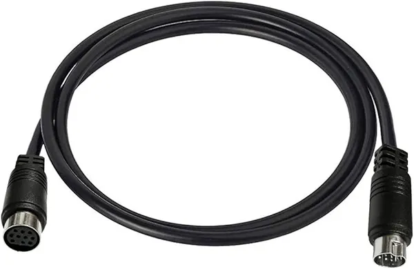 Traovien Mini-DIN 10-Pin Male to Female Audio Cable for TV Receiver Monitor Projector Audio and Video Receiver etc (Mini 10Pin Male to Female 3.3Ft)