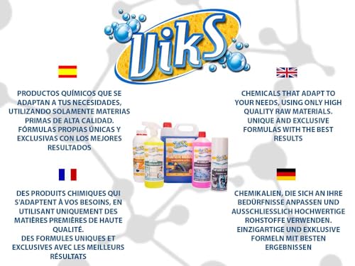 Viks | Motorreiniger Konzentrat | Reiniger-Konzentrat für den Motor | Entfetter Motorkonzentrat Biologisch abbaubar | reinigt und schützt Motoren und deren Teile | 5L