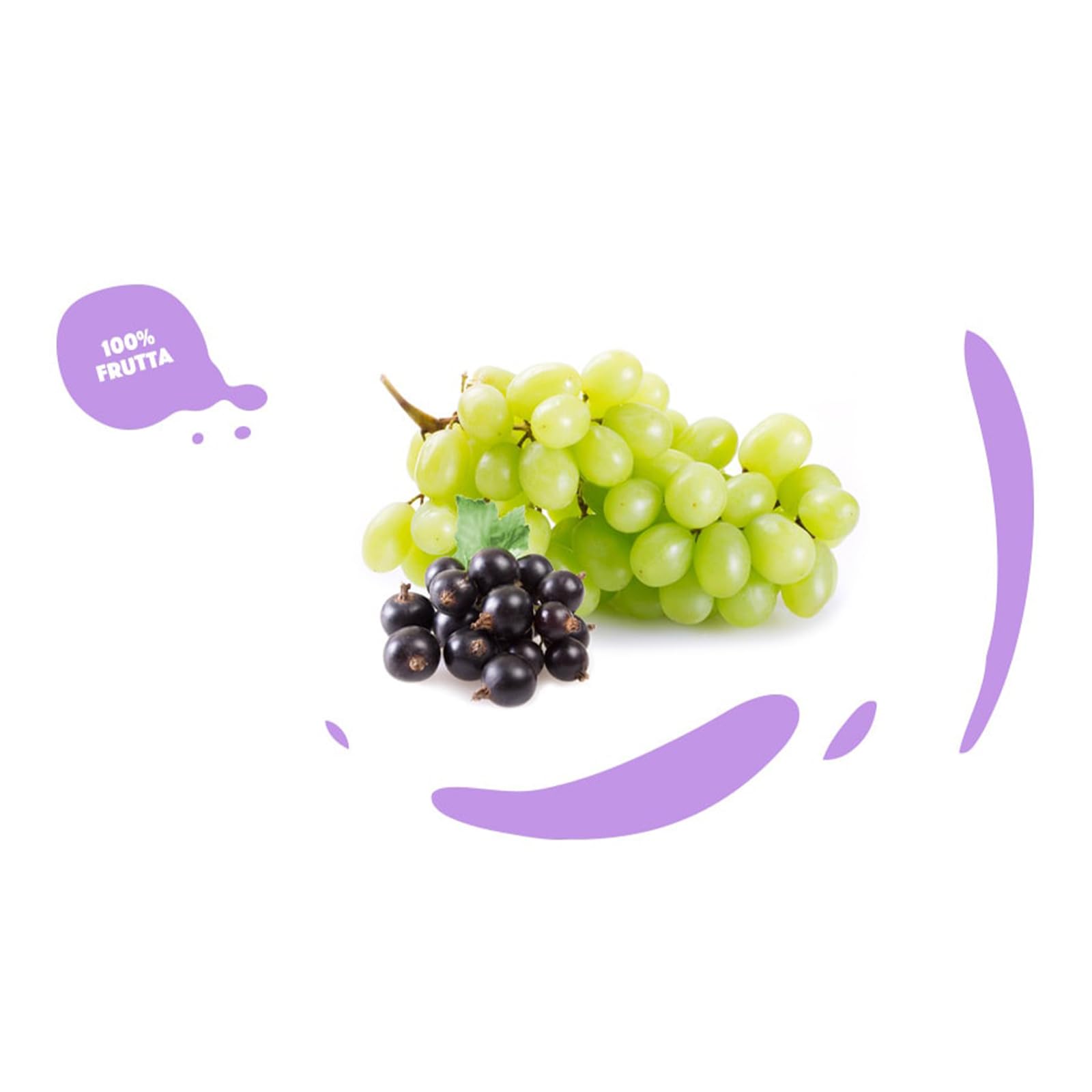 Yoga Succo di Frutta Mirtillo 100% Confezione da 12 Bottiglie da 200 ml