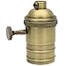 Produktbild E27 Lampenfassung Kupfer Vintage mit Schalter für DIY Edison Pendelleuchte Hängelampe Halter Lampe Zubehör Bronze